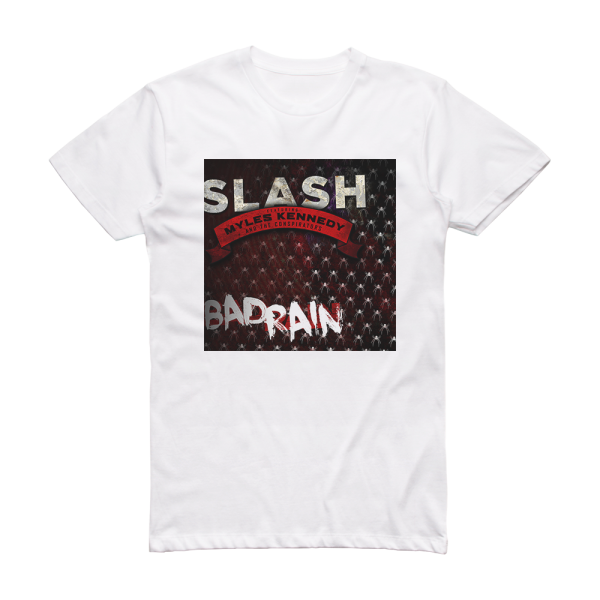 Slash Bad Rain Album Cover T-Shirt White