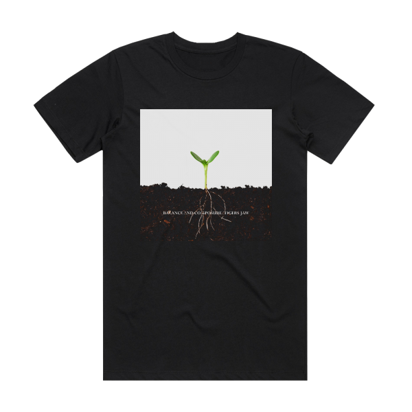 Tigers Jaw Balance And Composure Tigers Jaw Album Cover T-Shirt Black