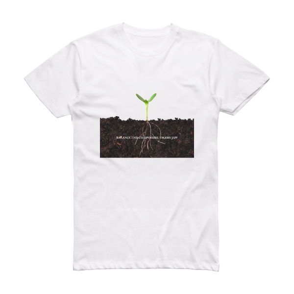 Tigers Jaw Balance And Composure Tigers Jaw Album Cover T-Shirt White