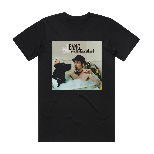 The Divine Comedy Bang Goes The Knighthood Album Cover T-Shirt Black