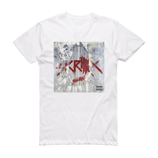 Skrillex Bangarang 1 Album Cover T-Shirt White