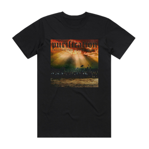 Purification Banging The Drums Of War Album Cover T-Shirt Black