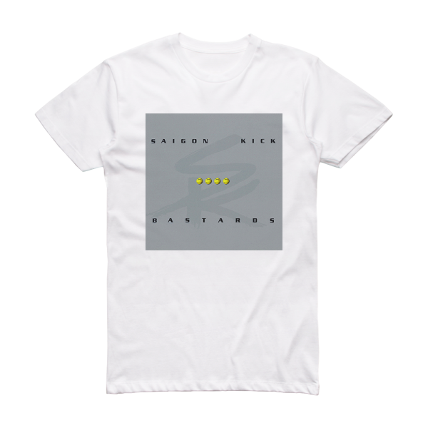 Saigon Kick Bastards Album Cover T-Shirt White