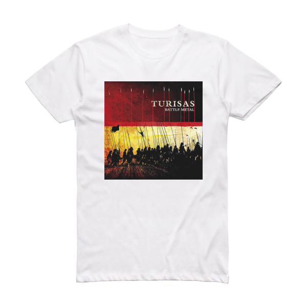 Turisas Battle Metal Album Cover T-Shirt White