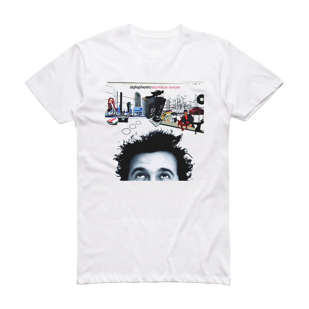 Stylophonic Beatbox Show Album Cover T-Shirt White
