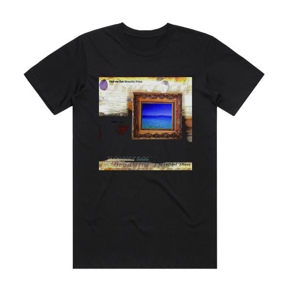 Paul van Dyk Beautiful Place Album Cover T-Shirt Black