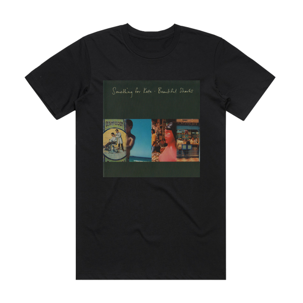 Something for Kate Beautiful Sharks Album Cover T-Shirt Black