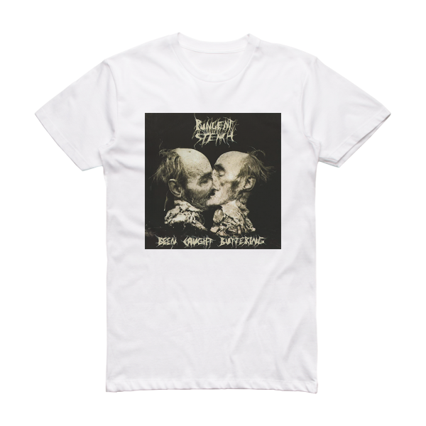 Pungent Stench Been Caught Buttering Album Cover T-Shirt White