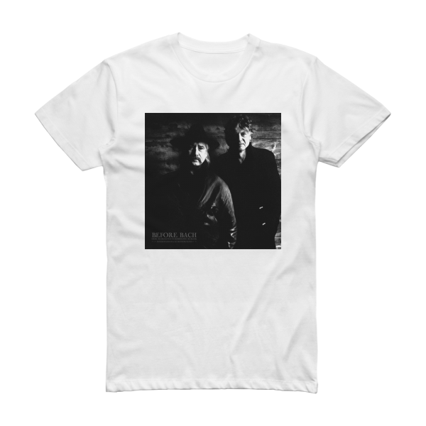 Rodolphe Burger Before Bach 1 Album Cover T-Shirt White
