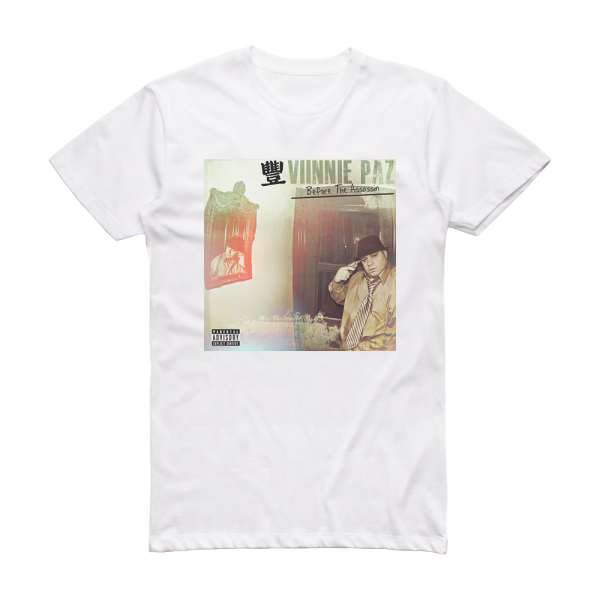 Vinnie Paz Before The Assassin Album Cover T-Shirt White