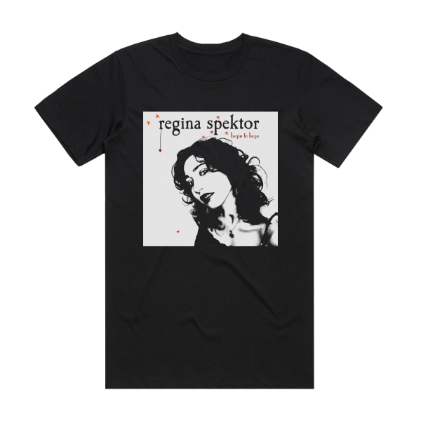 Regina Spektor Begin To Hope Album Cover T-Shirt Black