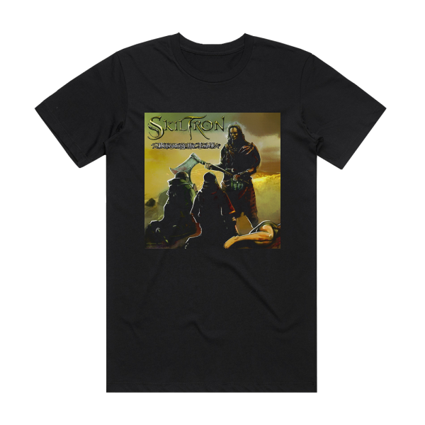 Skiltron Beheading The Liars Album Cover T-Shirt Black
