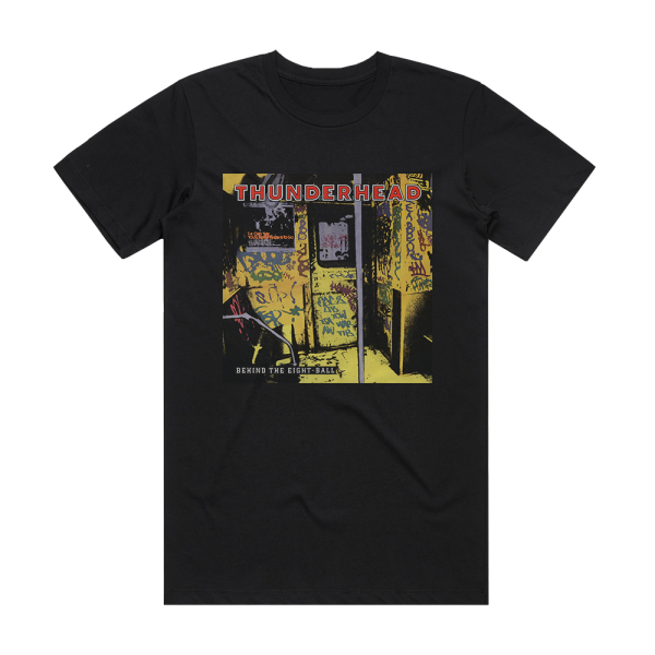 Thunderhead Behind The Eight Ball Album Cover T-Shirt Black