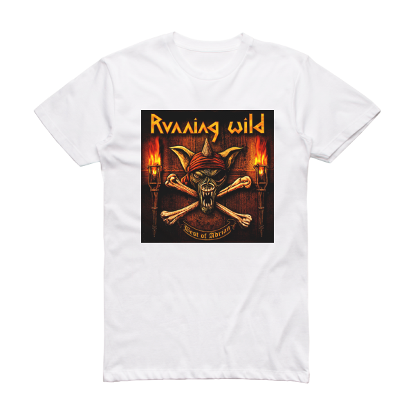 Running Wild Best Of Adrian Album Cover T-Shirt White