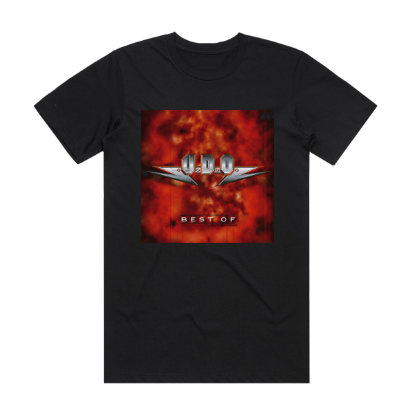 U D O Best Of Album Cover T-Shirt Black