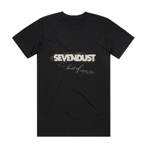 Sevendust Best Of Chapter One 1997 2004 1 Album Cover T-Shirt Black