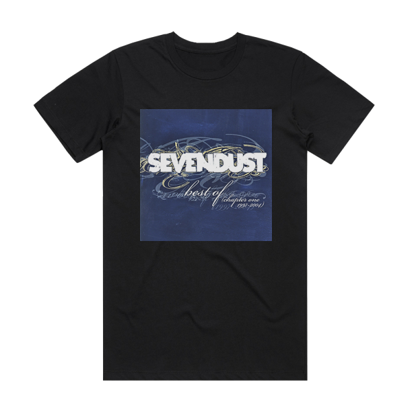 Sevendust Best Of Chapter One 1997 2004 2 Album Cover T-Shirt Black