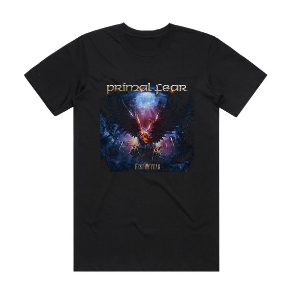 Primal Fear Best Of Fear Album Cover T-Shirt Black