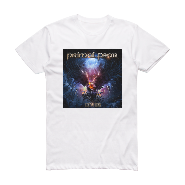 Primal Fear Best Of Fear Album Cover T-Shirt White