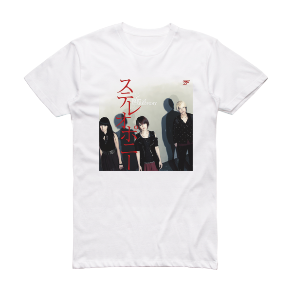 Stereopony Best Of Stereopony Album Cover T-Shirt White