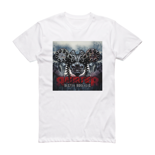 Raubtier Bestia Borealis Album Cover T-Shirt White