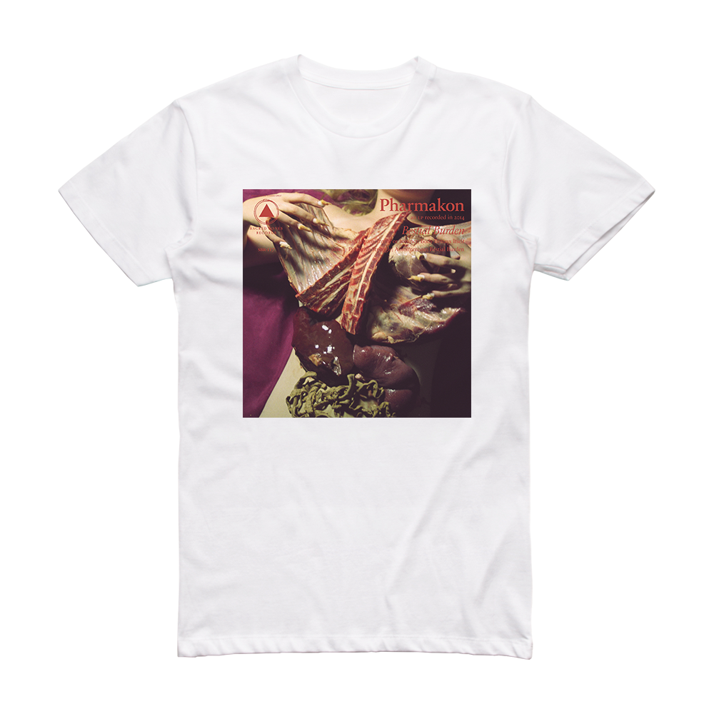 Pharmakon Bestial Burden Album Cover T-Shirt White – ALBUM COVER T-SHIRTS