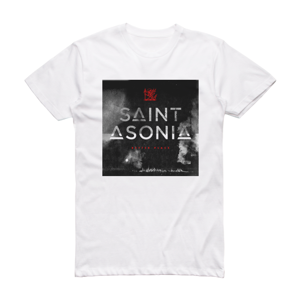 Saint Asonia Better Place Album Cover T-Shirt White