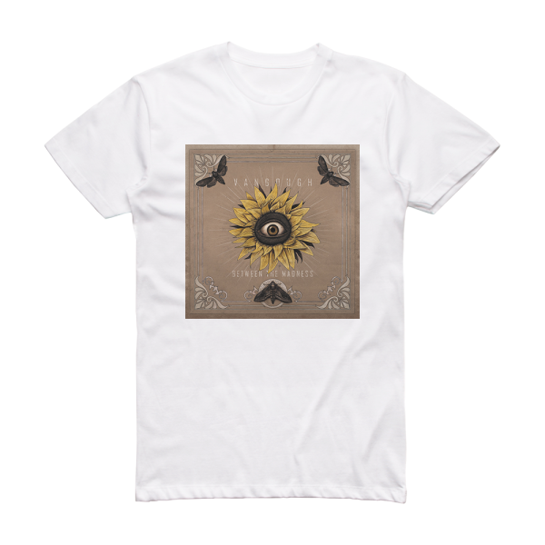Vangough Between The Madness Album Cover T-Shirt White