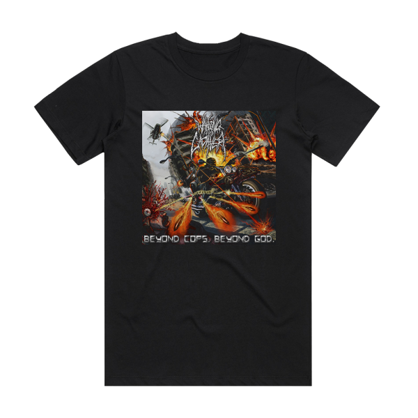 Waking the Cadaver Beyond Cops Beyond God 1 Album Cover T-Shirt Black