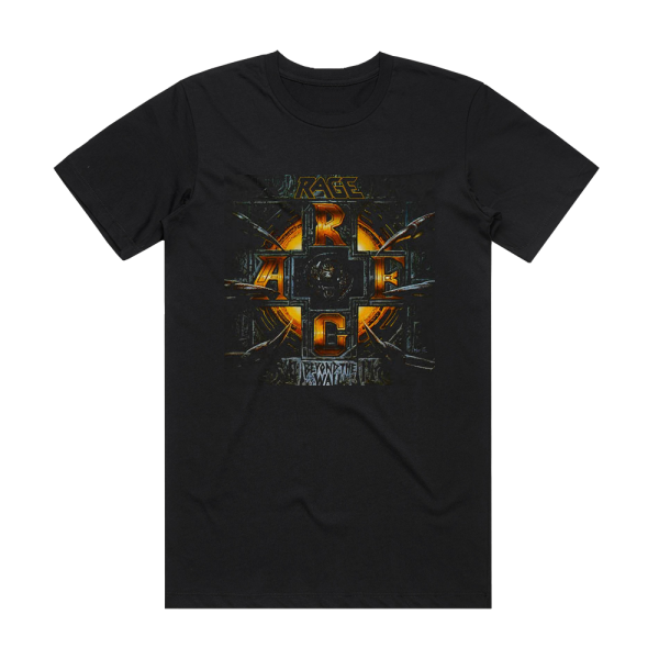 Rage Beyond The Wall Album Cover T-Shirt Black