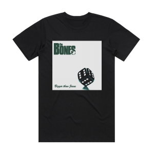 The Bones Bigger Than Jesus Album Cover T-Shirt Black