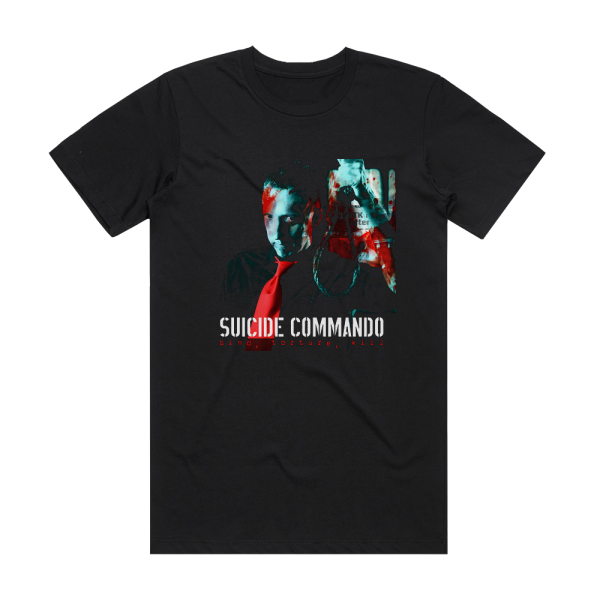 Suicide Commando Bind Torture Kill Album Cover T-Shirt Black