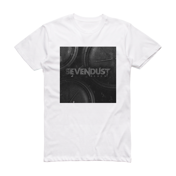 Sevendust Black Album Cover T-Shirt White