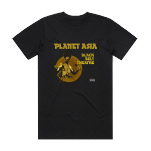 Planet Asia Black Belt Theatre Album Cover T-Shirt Black