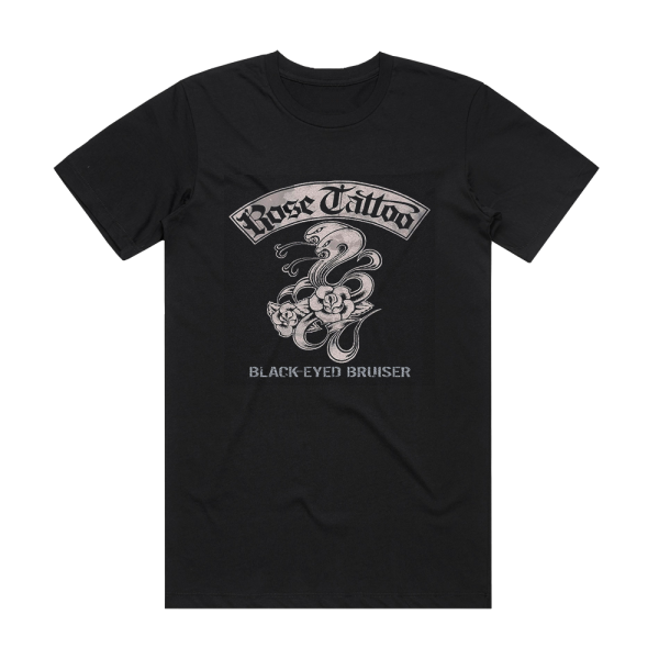 Rose Tattoo Black Eyed Bruiser Album Cover TShirt Black ALBUM COVER