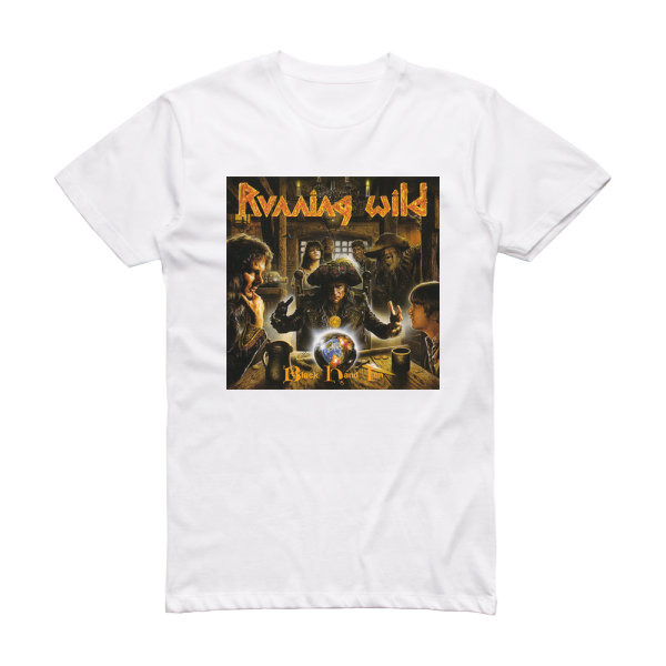 Running Wild Black Hand Inn Album Cover T-Shirt White