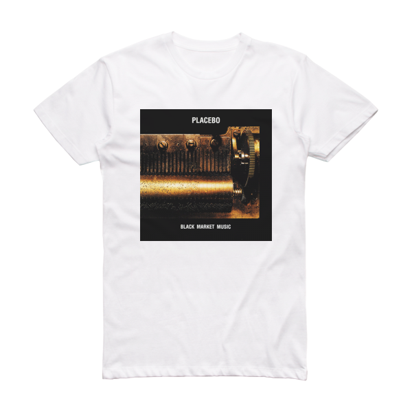 Placebo Black Market Music Album Cover T-Shirt White