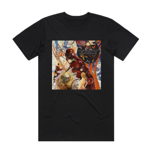 Seven That Spells Black Om Rising Album Cover T-Shirt Black