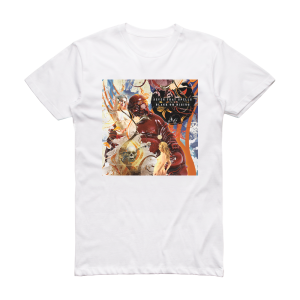 Seven That Spells Black Om Rising Album Cover T-Shirt White