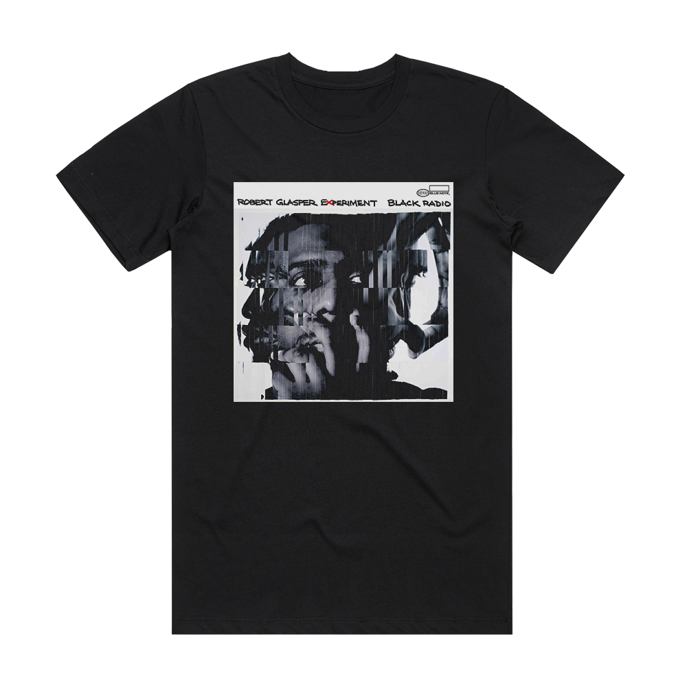 Robert Glasper Experiment Black Radio Album Cover T-Shirt Black