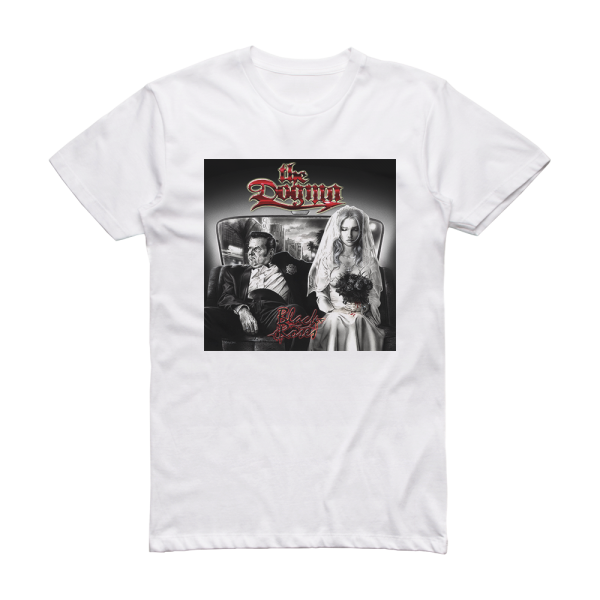 The Dogma Black Roses Album Cover T-Shirt White