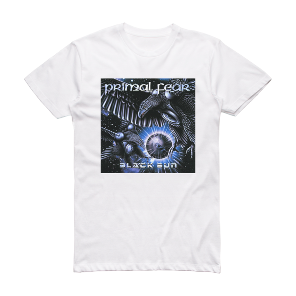 Primal Fear Black Sun 1 Album Cover T-Shirt White