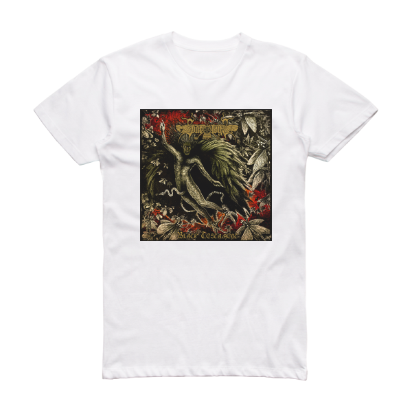 Svartsyn Black Testament Album Cover T-Shirt White