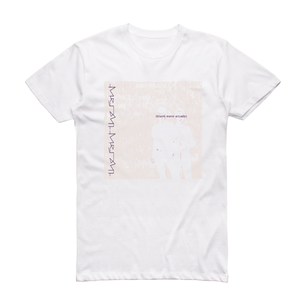 The Faint Blank Wave Arcade Album Cover T-Shirt White