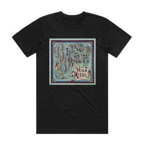 The Wild Reeds Blind And Brave Album Cover T-Shirt Black