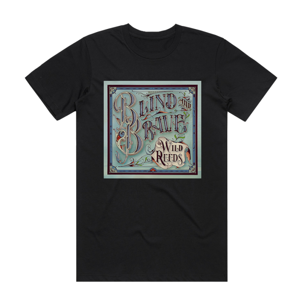 The Wild Reeds Blind And Brave Album Cover T-Shirt Black