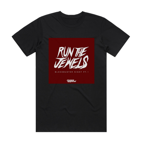 Run the Jewels Blockbuster Night Part 1 Album Cover T-Shirt Black