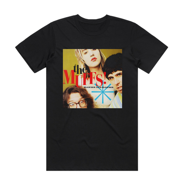 The Muffs Blonder And Blonder Album Cover T-Shirt Black