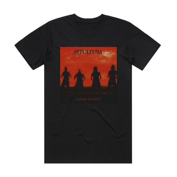 Sepultura Blood Rooted Album Cover T-Shirt Black