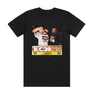 Tash Blood Sweat Beers Album Cover T-Shirt Black